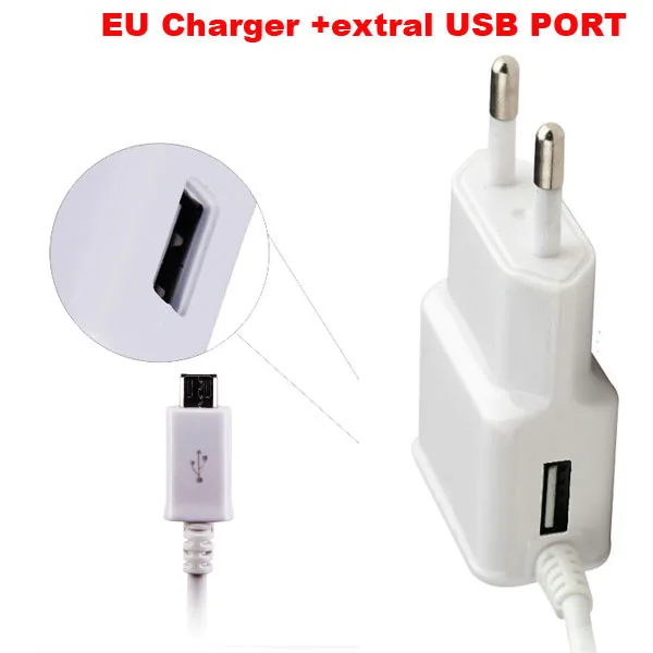 US EU Plug Micro USB Mobile Phone Charger 2A Output Travel