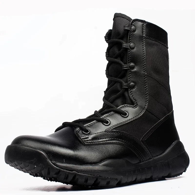 

Autumn Outdoor Army Boots Men's Special Force Military Tactical Boots Desert Combat Boots Shoes Waterproof Ankle Boots