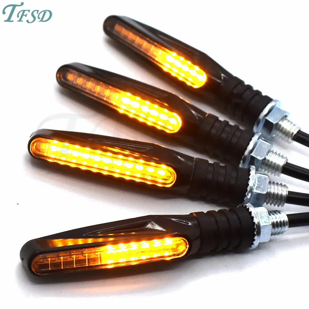 

Motorcbike Universal Turn Signals Light Tail Flasher LED Flowing Water Blinker Bendable Motorcycle Lights for KTM 990SMT