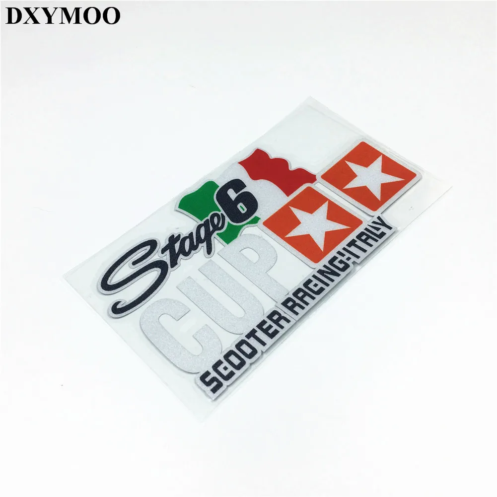

Stars Car Styling Motorcycle Helmet Bike Car Sticker Decals for Italy Germany Stage 6 CUP SCOOTER
