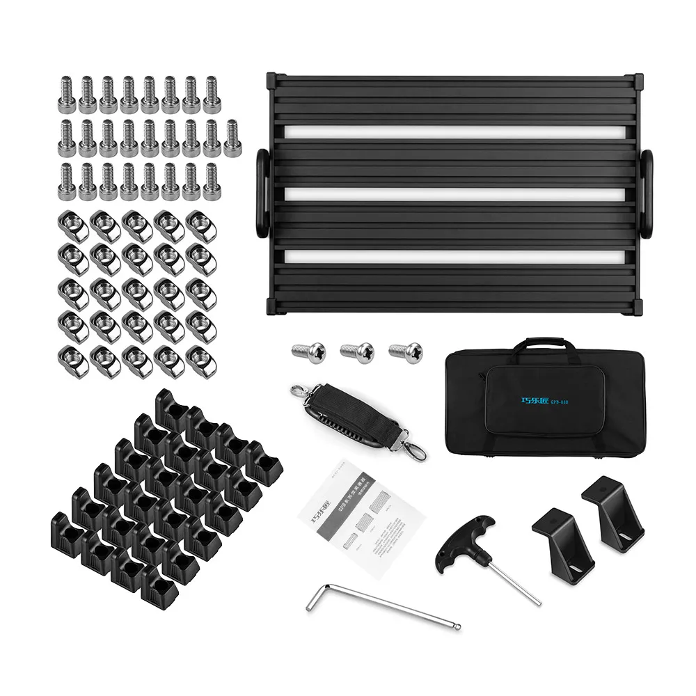 Guitar Effect Pedal Board Pedalboard Aluminum Alloy with Carry Bag S/M/L Size Portable Accessories |