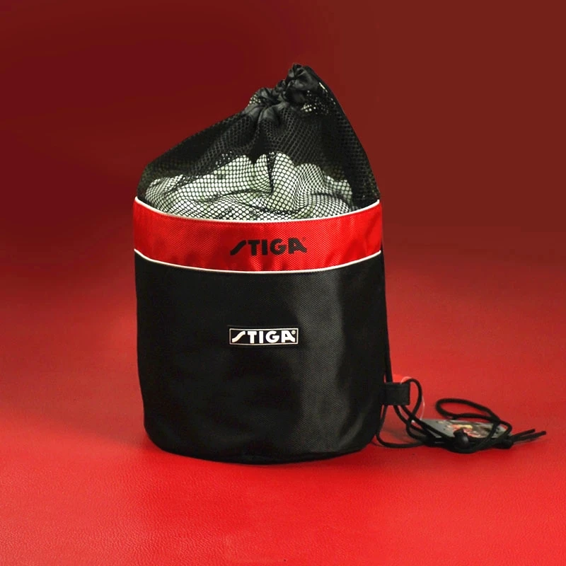 

Original stiga table tennis ball bag about capacity 200 balls good quality ping pong accessories tenis de mesa