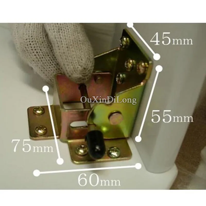 Wholesale 8PCS/Lot Locking Folding Metal Furniture Hinges Hold Bracket