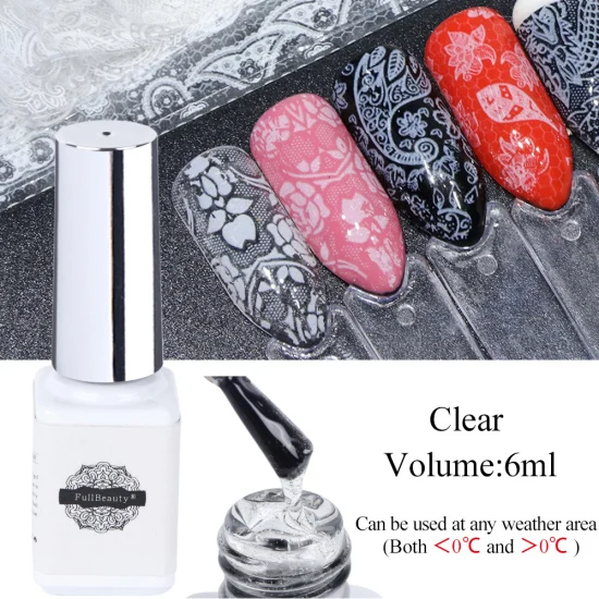 15ml Nail Foil Adhesive Glue For Nail Art Transfer Foils Paper Stickers