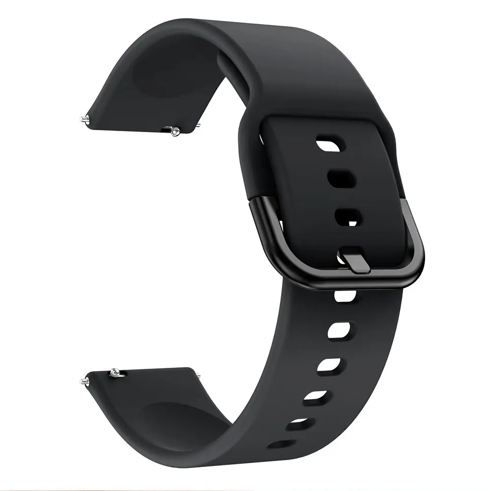 Vibrant Multicolor Silicone Watchband - 20mm Flexible Strap