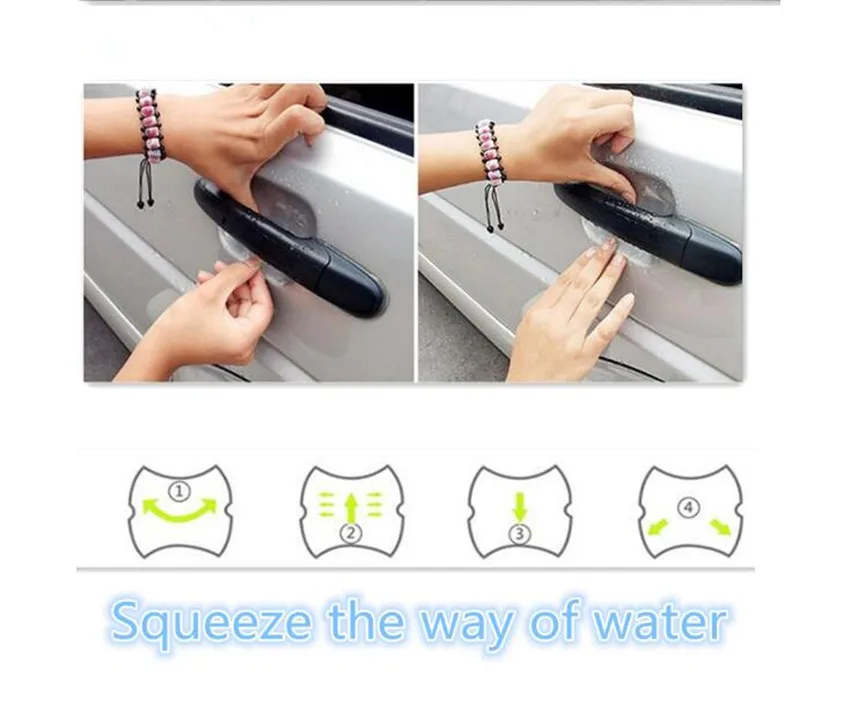 

5PCS Car Handle Protection Accessories for Toyota Corolla Avensis Rav4 Yaris Auris Camry Prius Hilux Verso car styling