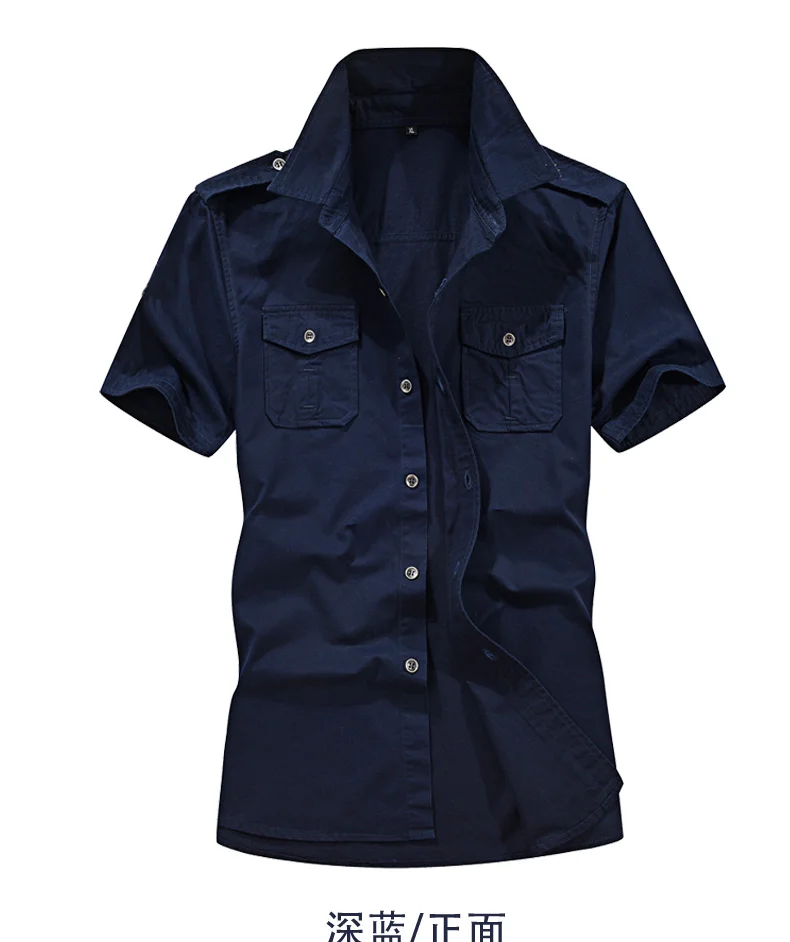 6XL, военная Летняя мужская рубашка карго, короткий рукав, хлопок, армейская рубашка, мужские повседневные рубашки, тактическая Мужская рубашка, Chemise Homme Plus