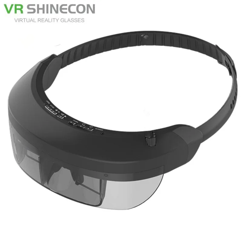 Smart Android WiFi Glasses 80 Widescreen Portable Video 3D Glasses Private Cinema With Camera Bluetooth Media