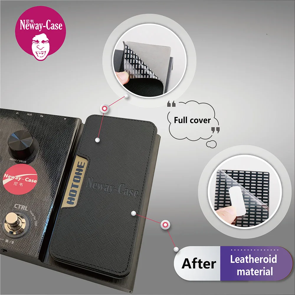 Neway-Case Guitar Multi Effect Protector Film for HOTONE AMPERO MP-100 Electric Guitar Pedal Effects Accessories Neway-Case Guitar Multi Effect Protector Film for HOTONE AMPERO MP-100 Electric Guitar Pedal Effects Accessories