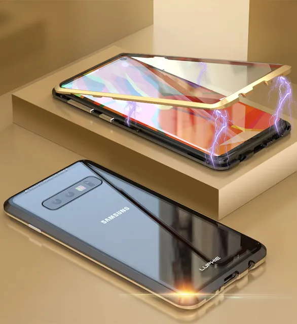 Lámina de tanques para Samsung Galaxy s10 s10 full Case plus s10e 360 grados funda protectora