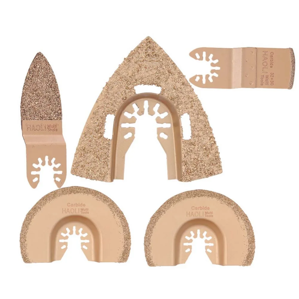 5 pcs/set quick change Oscillating Multi Tool Saw Blades Carbide