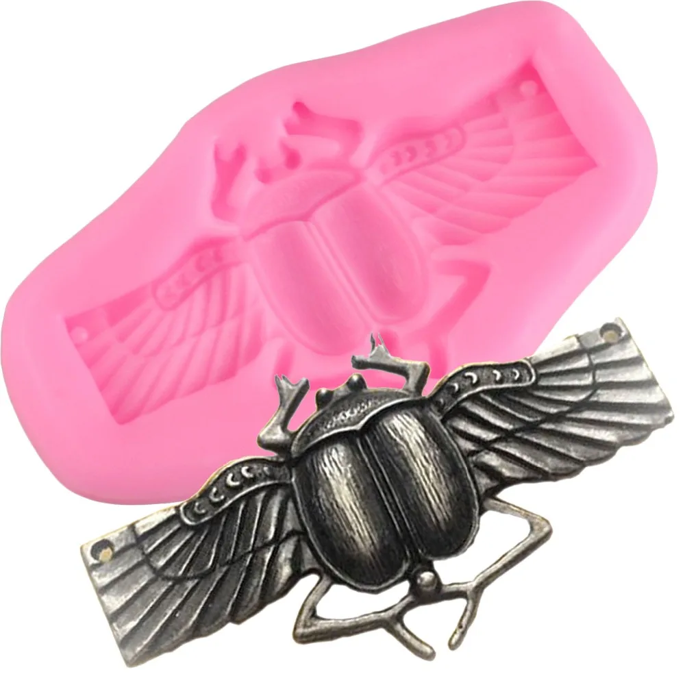 Силиконовые формы Scarab Beetle 3D кексы с насекомыми инструменты для выпечки украшения