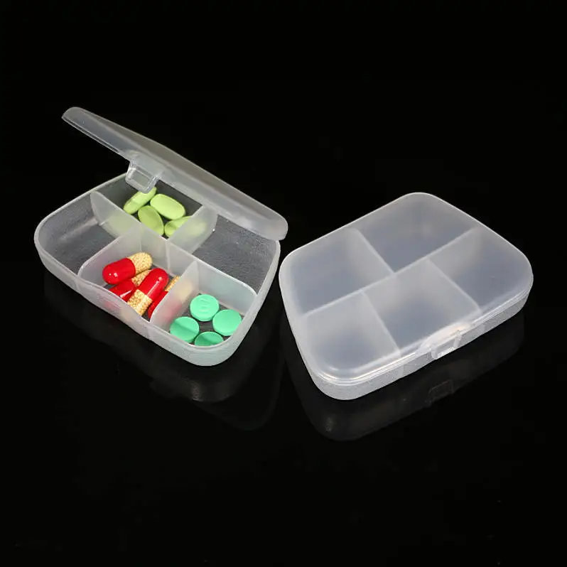

Five boxes of medicine mini box of five pills box Sub-kit Frosted small kit