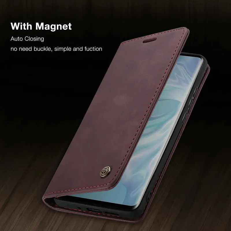 CaseMe Retro Flip Luxury Business Wallet Case