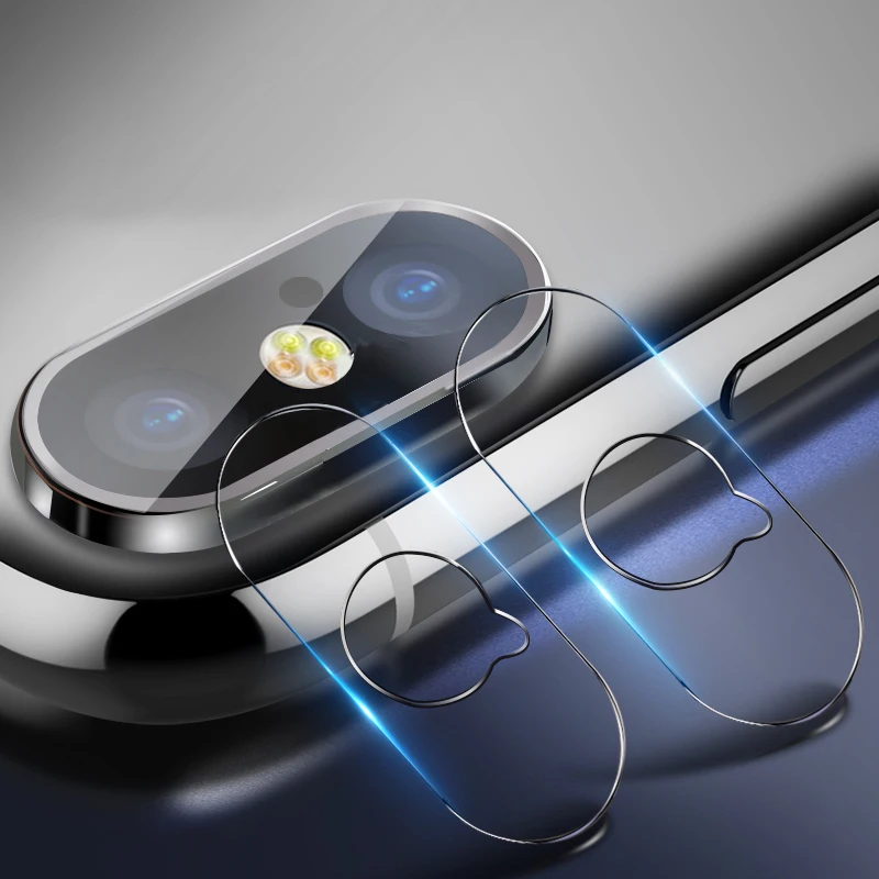 Per iPhone X XS MAX se vetro protettivo per fotocamera per iphone x/XR/xs protezione obiettivo fotocamera iPhone XS/7/8 plus protezione obiettivo fotocamera - immagine 3