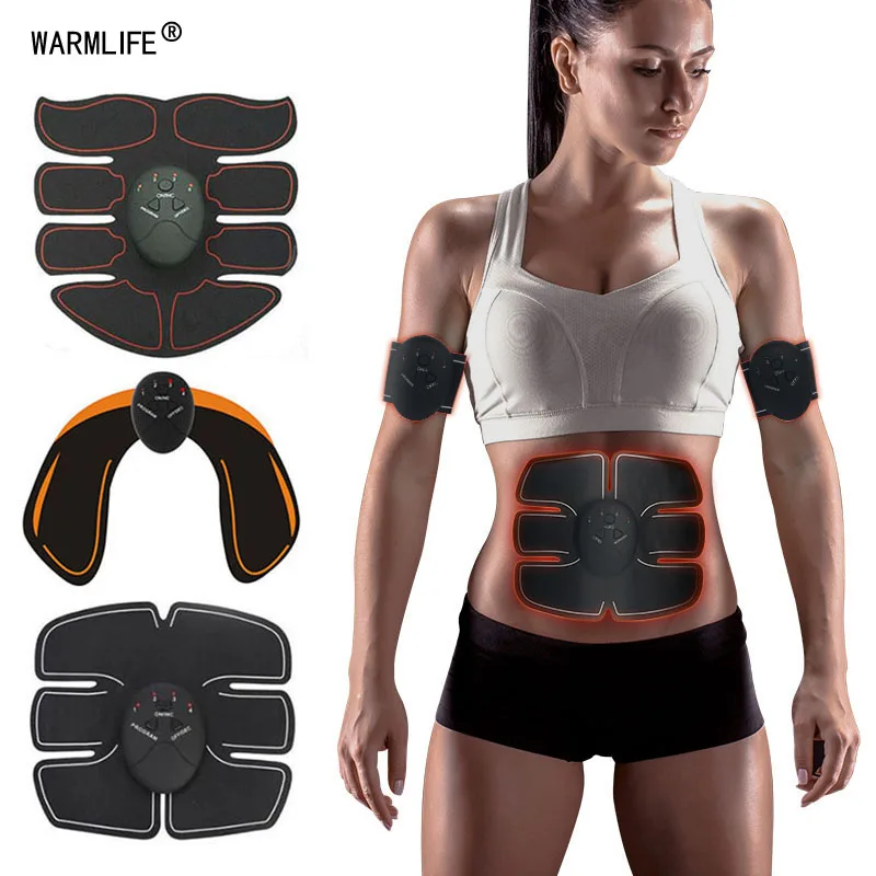 

New Smart ems Muscle Stimulator ABS Abdominal Muscle Toner Body Fitness Hip Trainer Shaping Patch Sliming Trainer Unisex