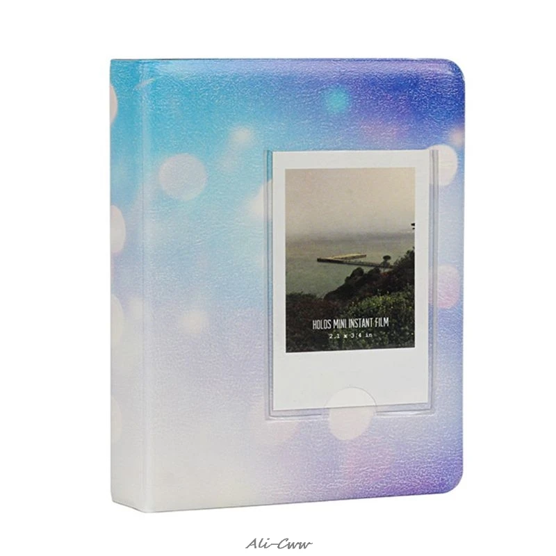 64 кармана 3 дюймов звездное небо фотоальбом для Fujifilm Instax Mini films 9 8 7s 90 70 25 имя держатель для карт мини альбом