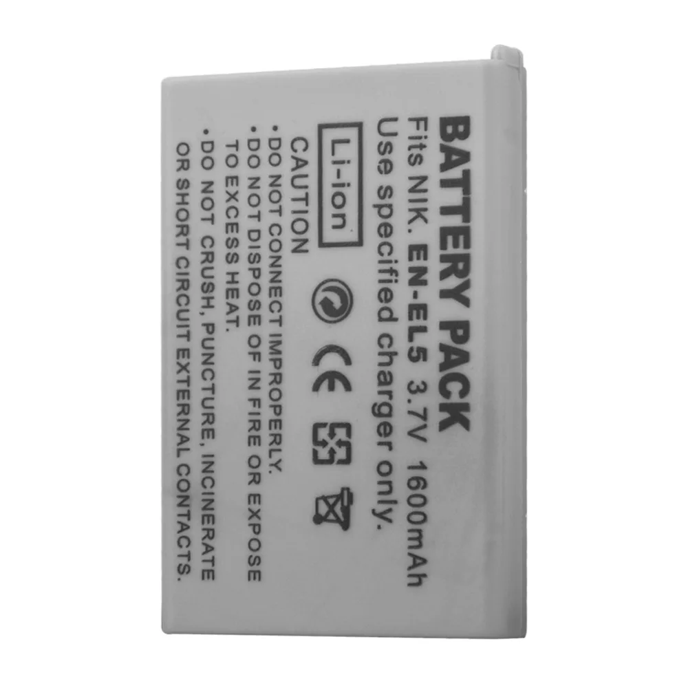 Аккумулятор для цифровой камеры Nikon Coolpix P4 P80 P90 P100 P500 P510 P520 P530 P5000 P5100 1600 5200 P6000 7900 мАч