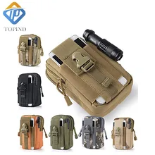 1 шт. универсальная уличная Рыболовная Сумка тактическая кобура военный хип поясной ремень TOPIND сумка кошелек чехол с Zipperand многое другое