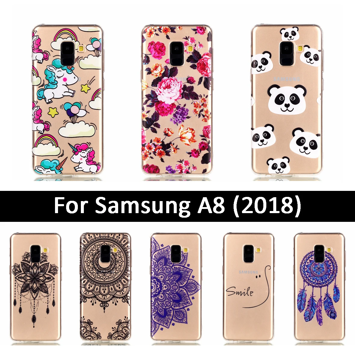 Чехол для Samsung Galaxy A8 2018 A530 A530F Чехлы мобильных телефонов A 8 530 530F Мягкий ТПУ