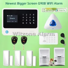 ПЭТ иммунной Главная охранной сигнализации Системы WI-FI GSM GPRS alarma Casa Android IOS смартфон приложение Управление, голландский/Испанский/Русский Меню