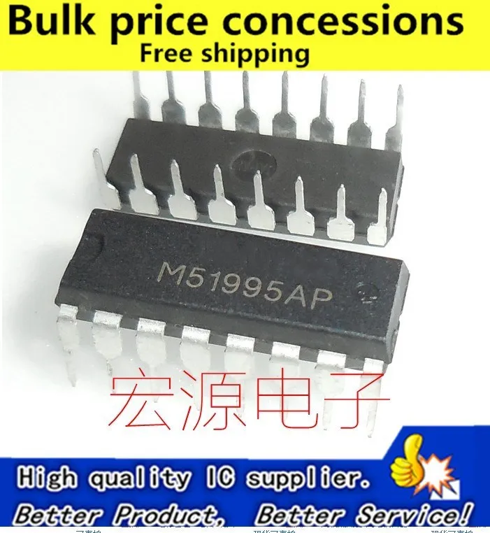 Бесплатная доставка 10 шт./лот M51995AP M51995P M51995 DIP-16 IC | Электроника