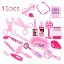 18 шт., игрушки-доктора, обучающий воображаемый доктор, медсестры, ролевые детские игрушки, игровой набор «Доктор», медицинский набор, набор для ролевых игр