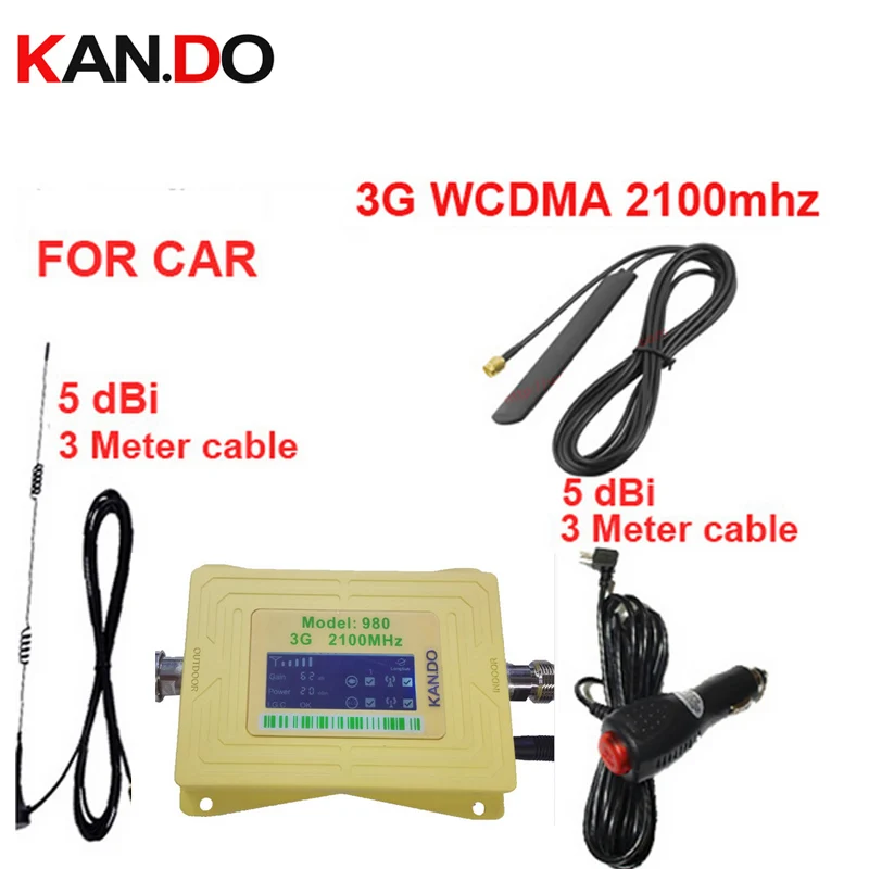 for car booster 3G 2100Mhz mobile phone signal booster for car,LCD