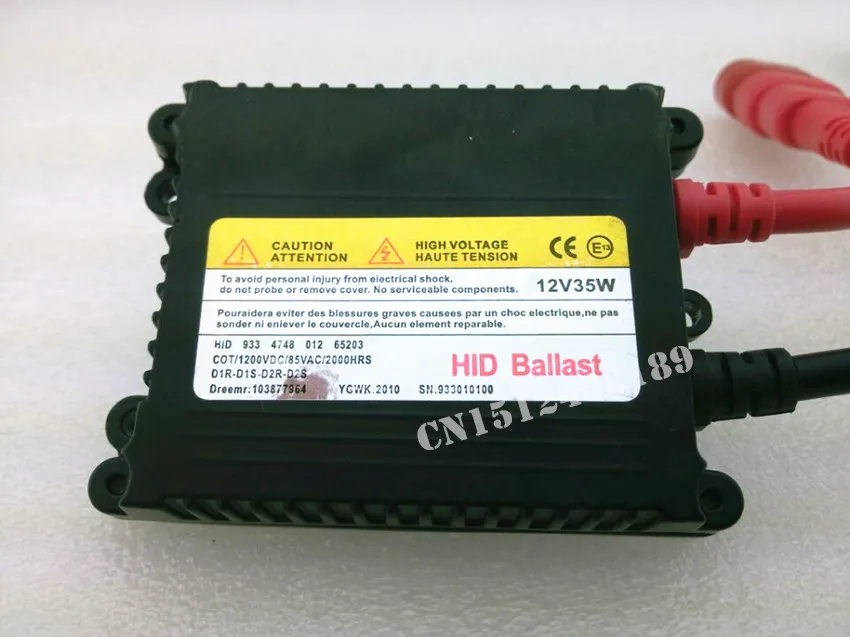 1pcs dc xenon ballast 35w hid 35w ballast 12v 35w hid ballast for xenon
