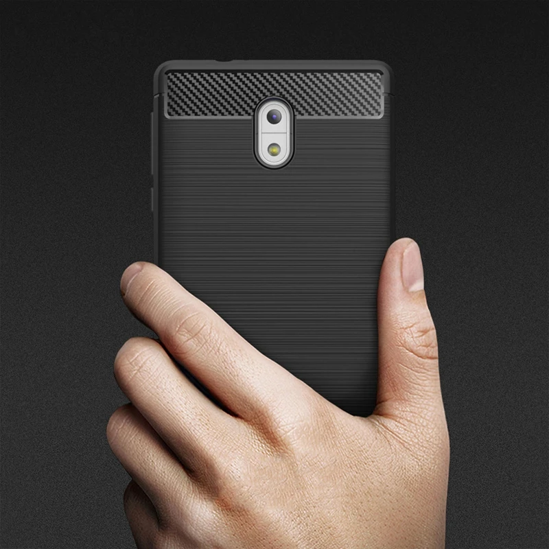 For Nokia 3 Case Nokia 3 Cover On For Nokia3 Premium Original Silicone Mix Hybrid Protective  Soft Shell