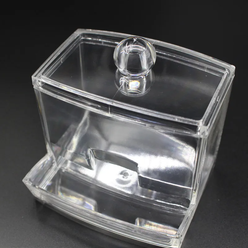 Cotton Swab Holder Storage Makeup Organizer Cosmetics Plastic Swab Container (4)