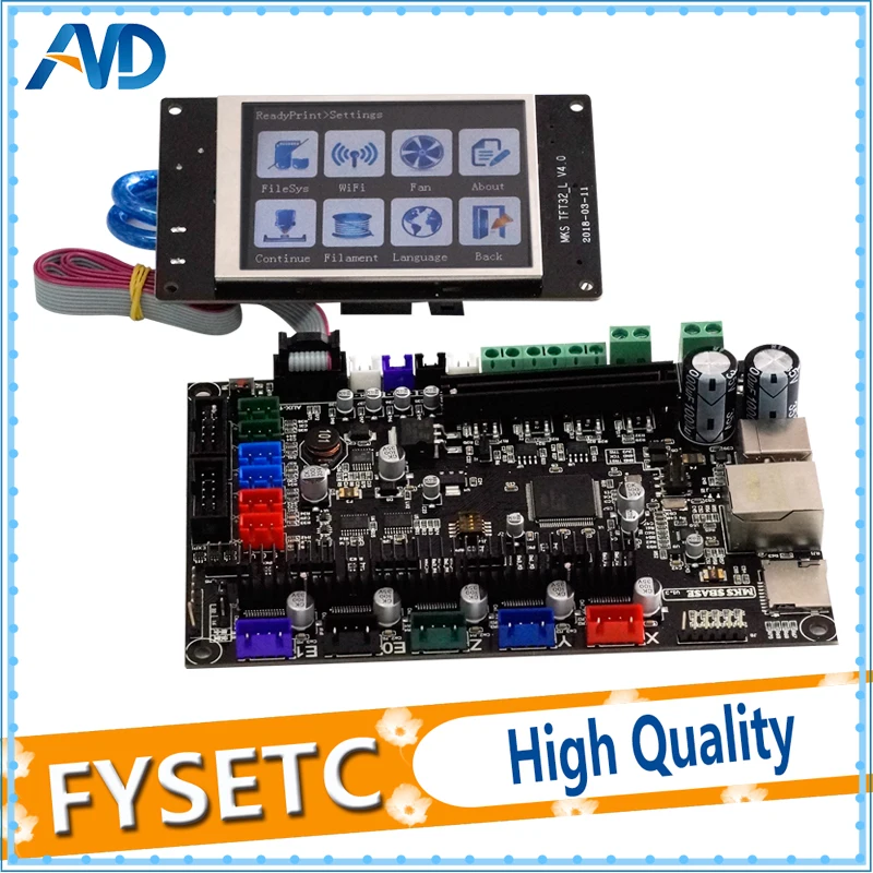 

3D Printer Parts TFT32 3.2'' Controller Display + SBASE V1.3 Smoothieboard 32-bit Controller Board Open Source
