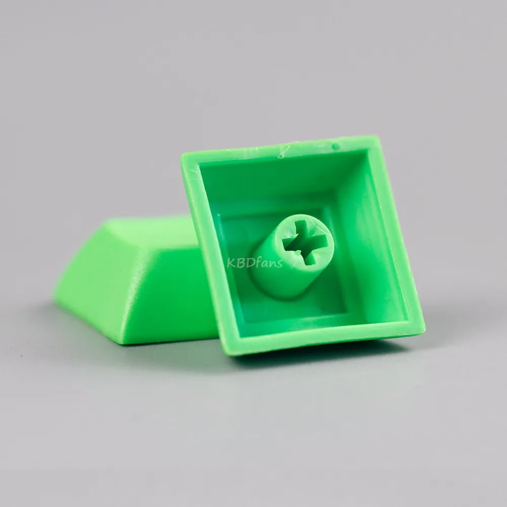 Pbt dsa keycap 1u смешанный цвет красный esc желтый синий колпачки для игровой