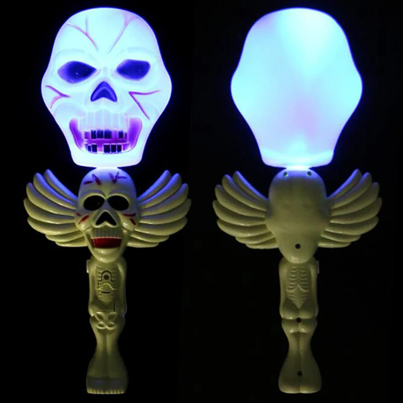 LED Light Ghost pumpkin Stick Glow Sticks Party Lights Glowstick Decoraction led toys Glow in The Dark Glow Party Supplies (9)