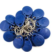 100 шт ID брелок 125 кГц карты контроля доступа ID кнопки карты RFID карты LF метки карты TK4100 Чип № 2