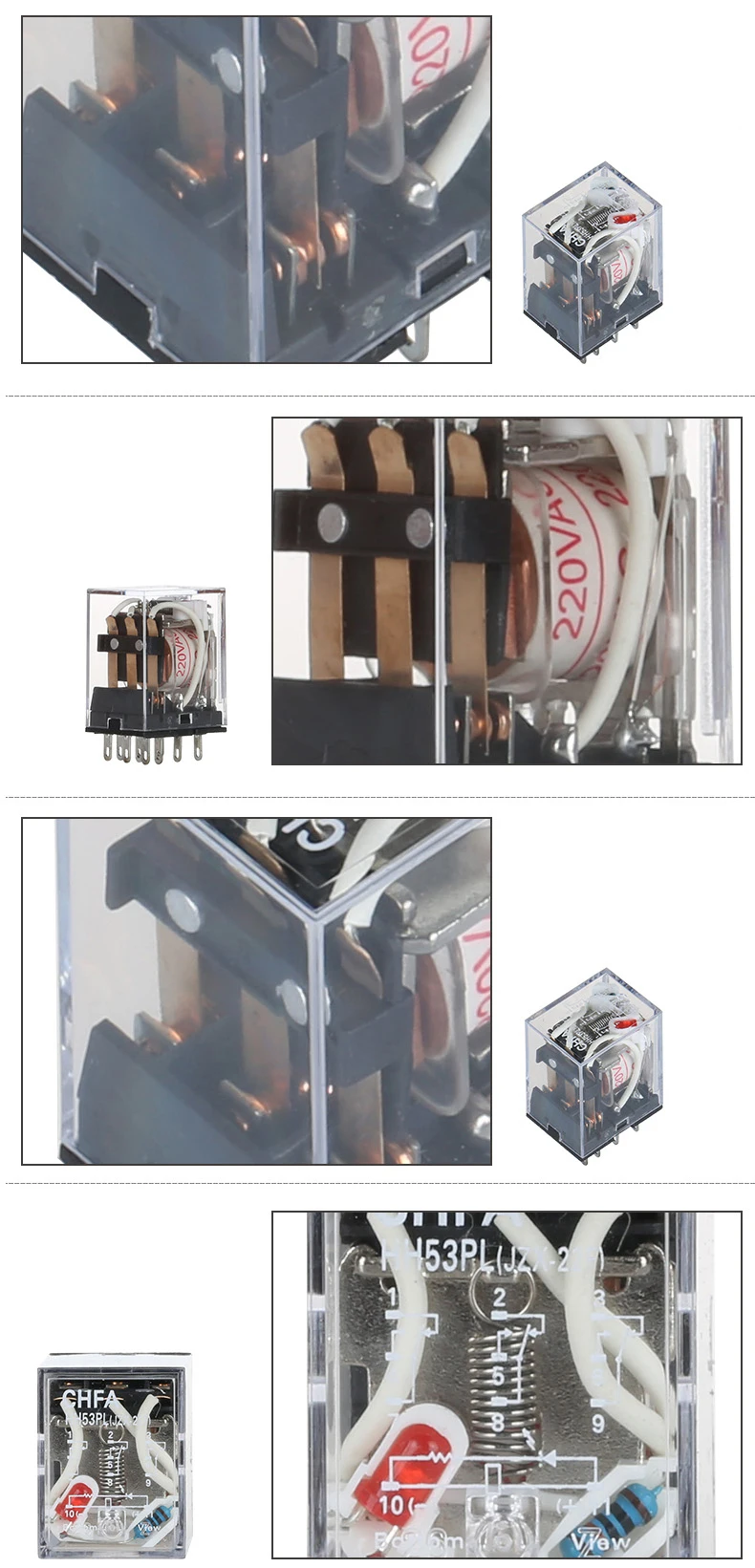 DMWD MY3 HH53P MY3NJ 11-Pin DC12V/DC24V/DC110V/AC220V катушка общего назначения Микро Мини Реле промежуточное электромагнитное реле