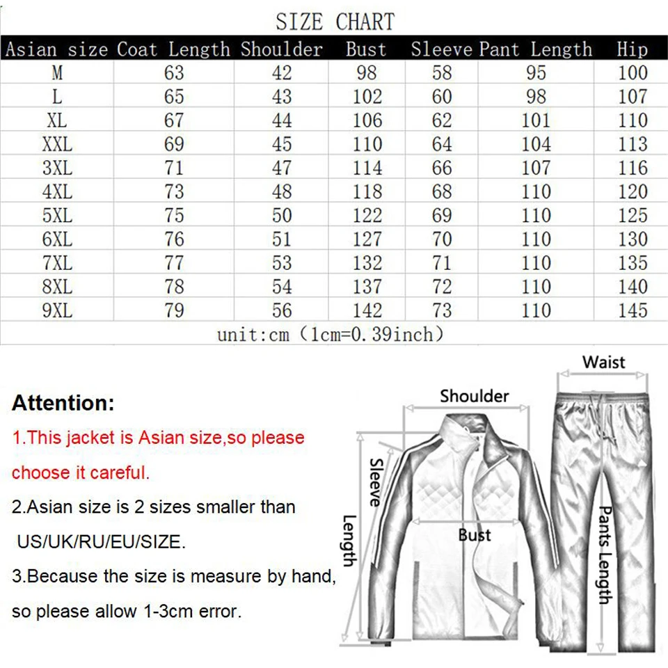 Для мужчин спортивный костюм одежда весна-осень куртка + штаны, толстовка комплект из 2 частей мужской моды костюм пальто большой Размеры 8XL
