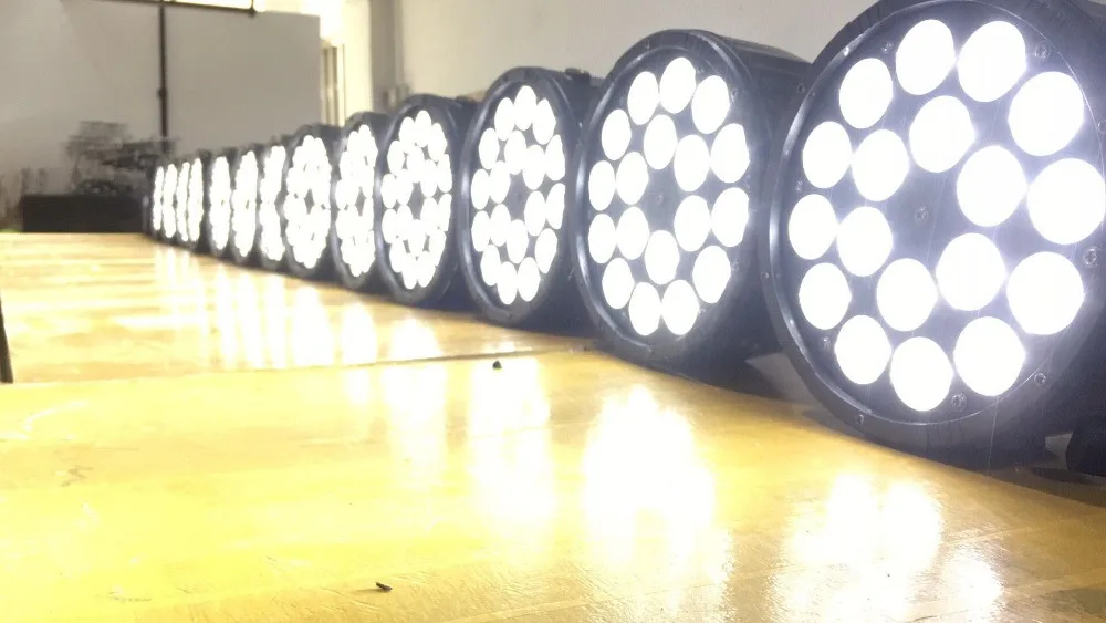 4 шт./18X12W led Par light RGBW 4in1 par flat LED PAR dmx512 disco lights профессиональный сценический dj