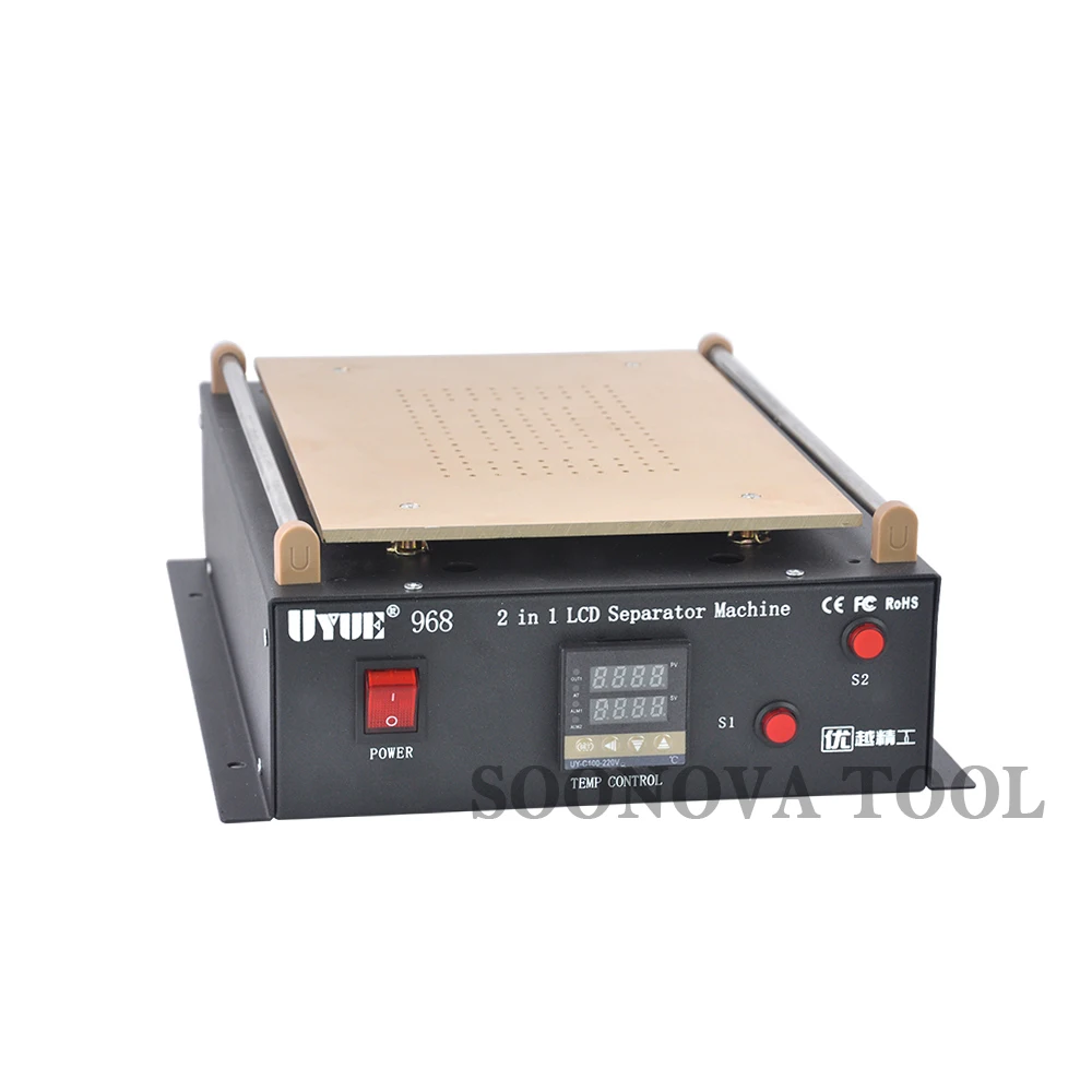US $55.67 Uyue 968 Phone Screen Separator BuildIn Dual Vacuum Pump Max 14 Inch For IpadSamsung Tablet Pc Lcd Split Screen Repair Machine