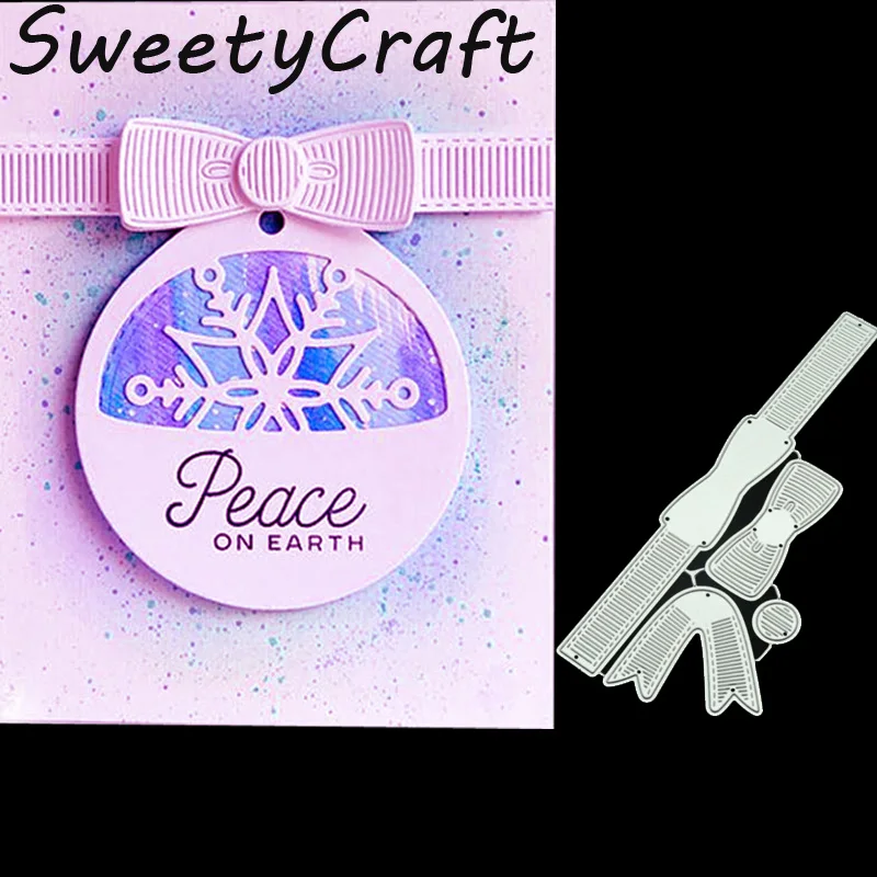 Butterfly Bow Line Textured Dies
