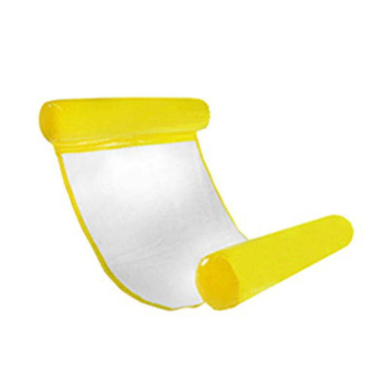 Летний бассейн, гамак для воды, плавающий стул, плавающая кровать, ПВХ, бассейн, шезлонг - Цвет: Yellow