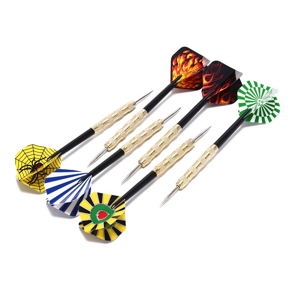 18 Pcs (6 sets) New Professional Steel Tip Darts Flight Steel Tip Dart