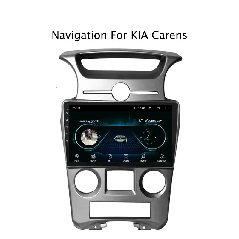 NaviTopia Android 8 1 автомобильный Радио стерео плеер для Kia Carens 2007 2008 2009 2010 2011 с