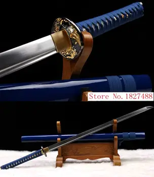 

41" Handmade Japanese Samurai Battle Ready Wakizashi Sword Katana Ful Tang High Carbon Steel Blade Sharp