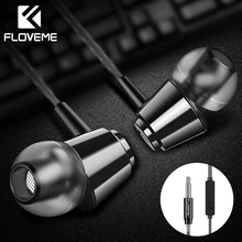 FLOVEME 3,5 мм наушники с басами для Xiaomi samsung спортивные наушники-вкладыши с микрофоном для iPhone гарнитура Fone De Ouvido Auriculares MP3