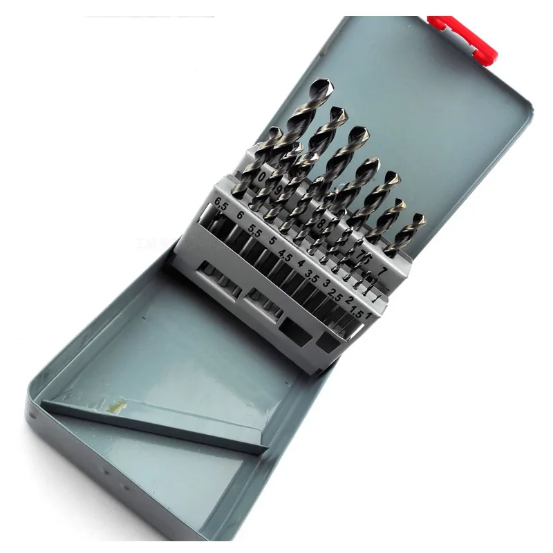 Stanley multi function 19pcs HSS iron box twist drill bit set kits 1 1.5 2 2.5 3 3.5 4 4.5 5 5.5 6 6.5 7 7.5 8 8.5 9 9.5 10 mm Stanley multi function 19pcs HSS iron box twist drill bit set kits 1 1.5 2 2.5 3 3.5 4 4.5 5 5.5 6 6.5 7 7.5 8 8.5 9 9.5 10 mm