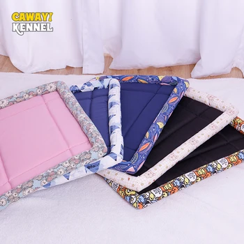 

CAWAYI KENNEL Dog Cat Summer Rest Blanket Pet Conditioning Cushion Dog Cat Sleep Bed Soft Cool Mat for Large Dog cama perro