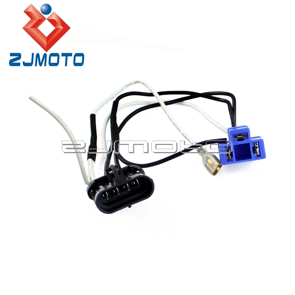 H4 Daymaker LED Headlight Adapter Wire Plug For Harley Touring Electra Glide Road King Street Glide Ultra Limited 14 15-in Covers & Ornamental Mouldings ...