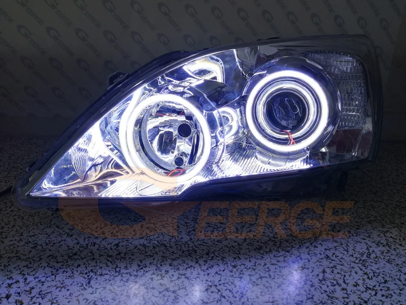 cob led angel eyes HONDA CR-V CRV 2007 2008 2009 2010 2011 Xenon HEADLIGHTS(4)