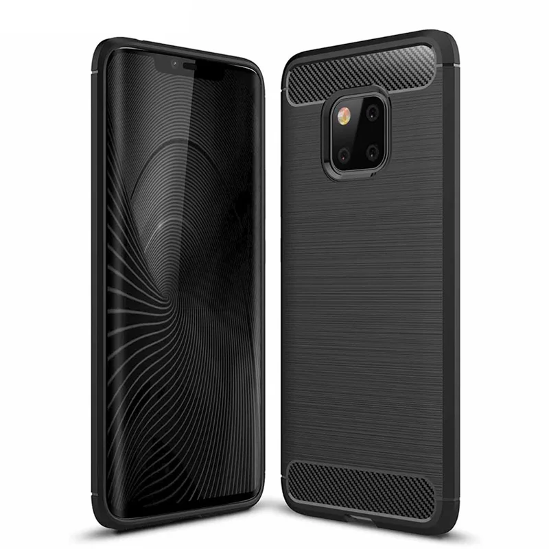 

For Huawei Mate 20 20 Lite Case Soft Silicone Anti-shock Brushed Protective Back Cover Case for huawei mate 20 Pro Cover Bag